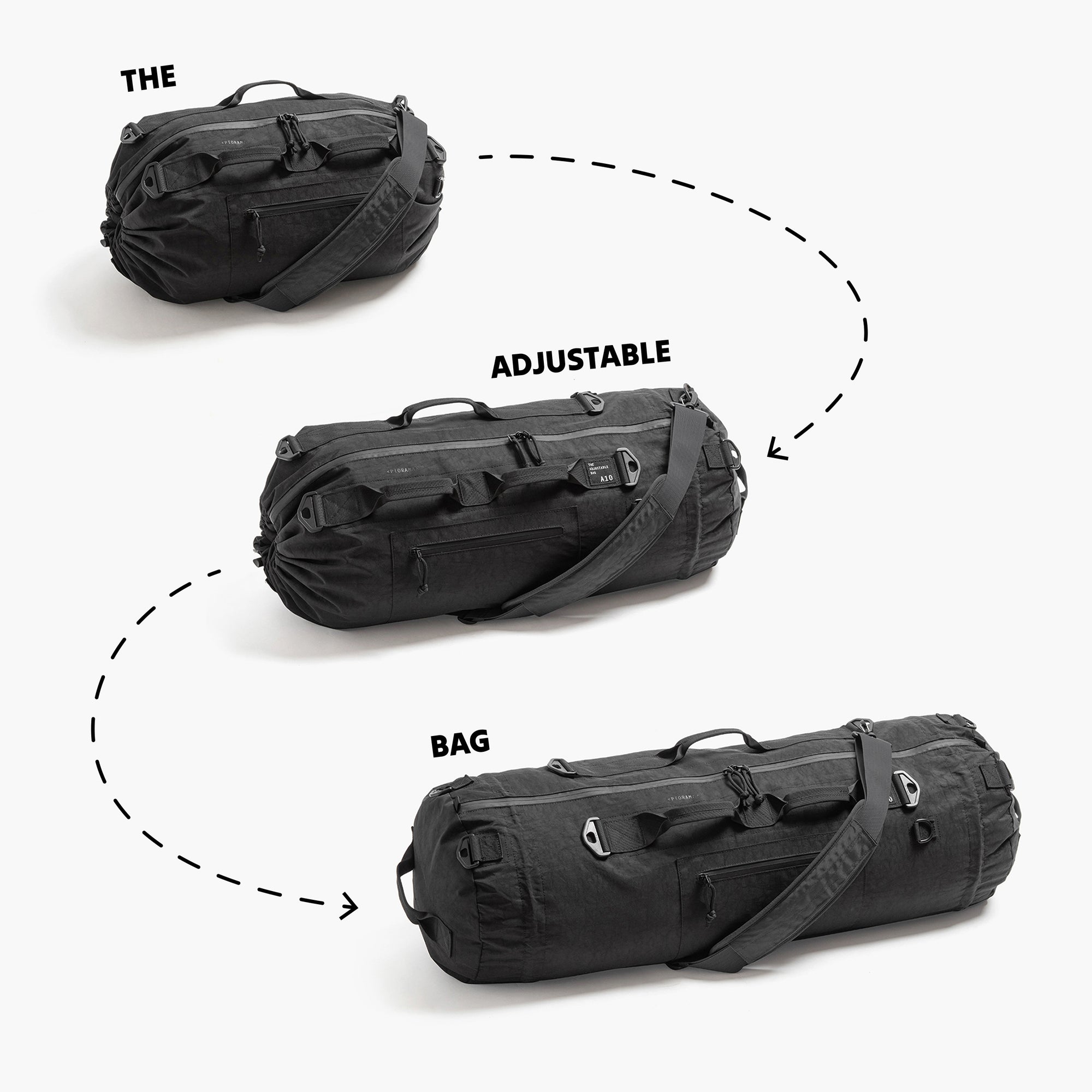 Adjustable Bag A10 - Black